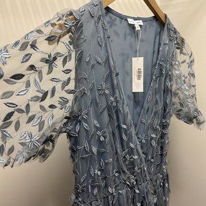 NWT | Baltic Born Dusty Blue Maxi Dress - Size Large